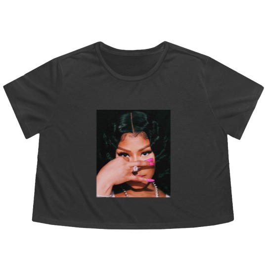 Discover the Nicki Minaj Graphic Unisex Flowy Cropped Tees, Flowy Cropped Tees
