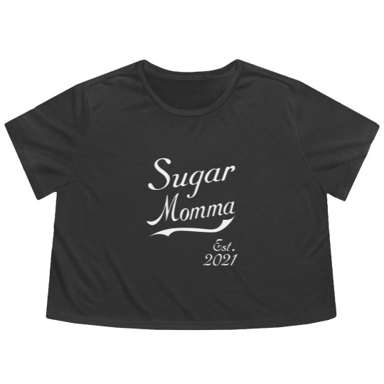 Discover Women'S Sugar Momma Established 2021 Flowy Cropped Tees