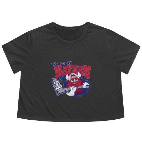 Discover Macon-Mayhem-Premium Flowy Cropped Tees