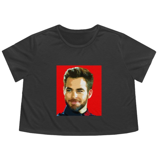 Discover chris pine - Chris Pine - Flowy Cropped Tees