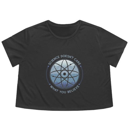 Discover Science Doesn't Care Flowy Cropped Tees