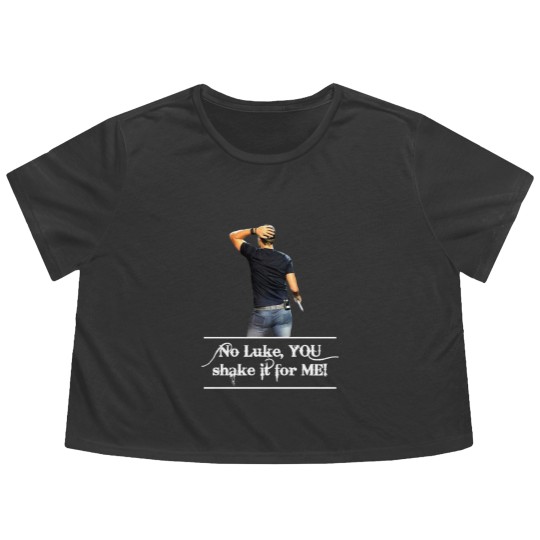 Discover No Luke You Shake It For Me Flowy Cropped Tees