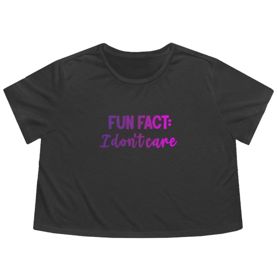 Discover fun fact Flowy Cropped Tees