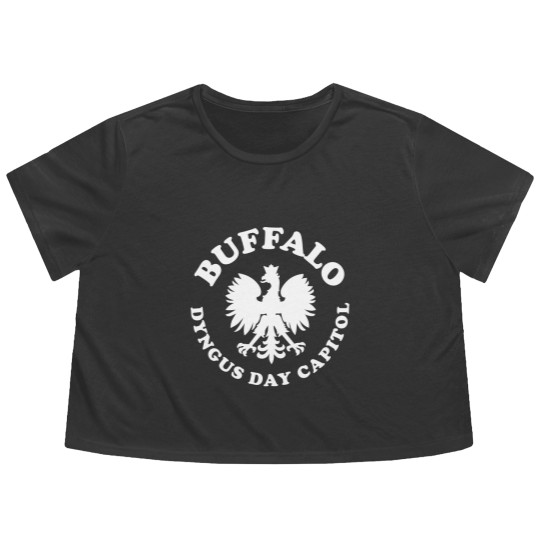 Discover Buffalo Dyngus Day Capitol - Dyngus Day - Flowy Cropped Tees