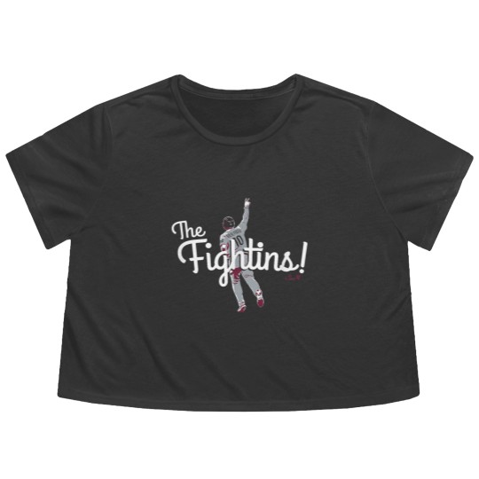 Discover JT Realmuto -- The Fightins -- Baseball Flowy Cropped Tees