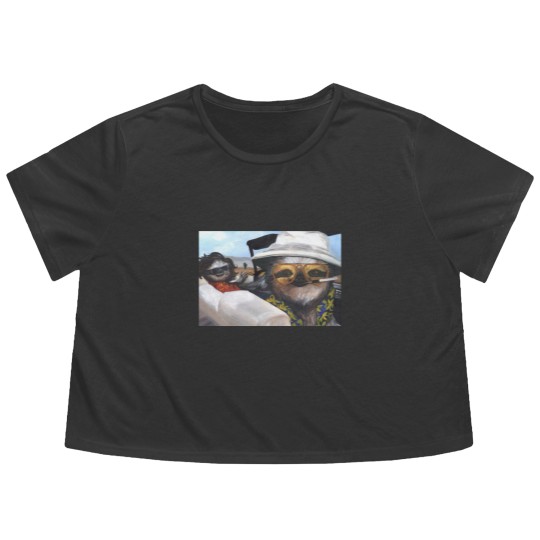 Discover Fear and Loathing in Sloth Vegas Flowy Cropped Tees