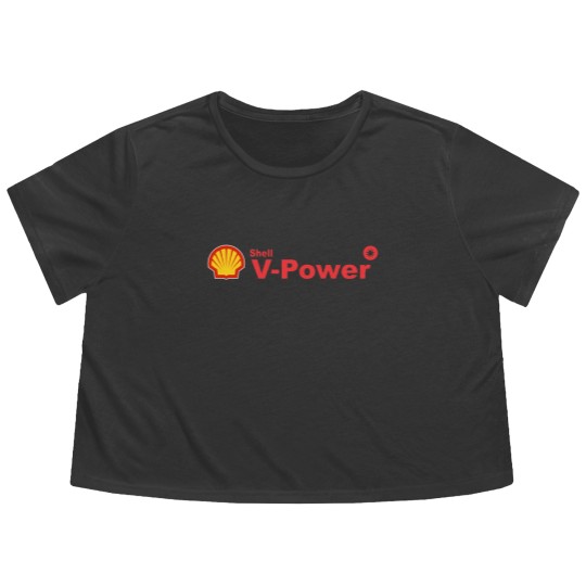 Discover Shell V Power Oil Flowy Cropped Tees