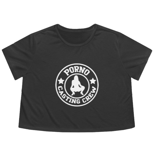 Discover Porno Casting Crew Dirty Jokes Sexy Pornstar Adult Flowy Cropped Tees