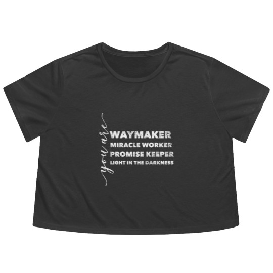 Discover Waymaker & Christian Apparel | Christian Gifts Flowy Cropped Tees