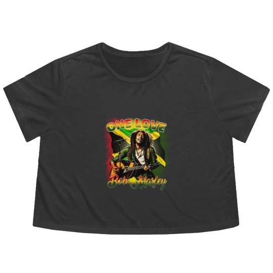 Discover Bob Marley , One love, One love movie Flowy Cropped Tees