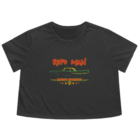 Discover Repo man always intense cult movie t Flowy Cropped Tees