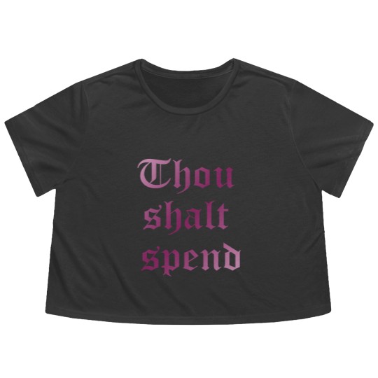 Discover Thou Shalt Spend As worn by Ashley Tisdale Flowy Cropped Tees