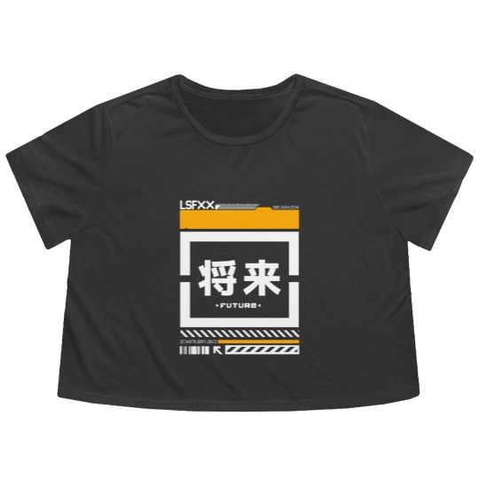 Discover Techno future - Techwear - Flowy Cropped Tees