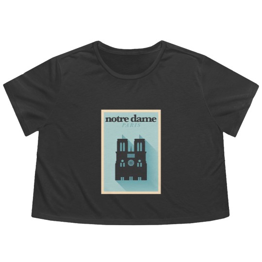 Discover ND Paris Poster Design - ND - Flowy Cropped Tees