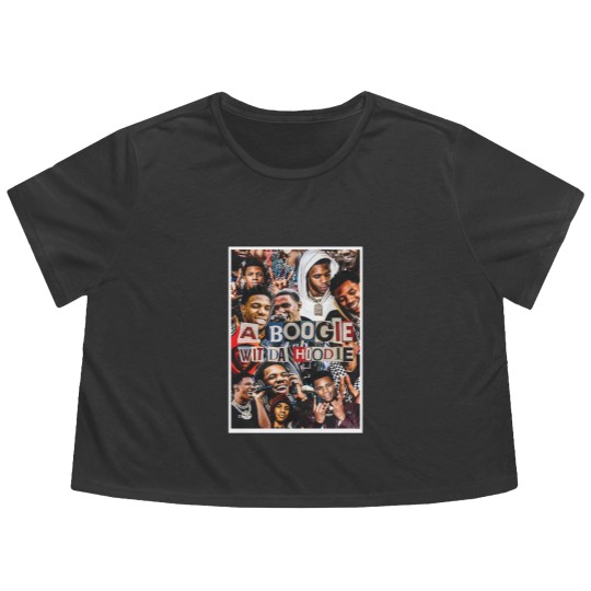 Discover A Boogie Wit Da Boogie Collage Flowy Cropped Tees Flowy Cropped Tees