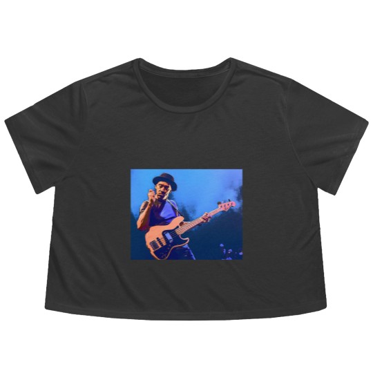 Discover Marcus Miller Bassist Flowy Cropped Tees