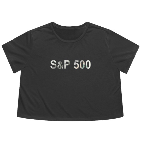 Discover S P 500 Stock Market Index Flowy Cropped Tees