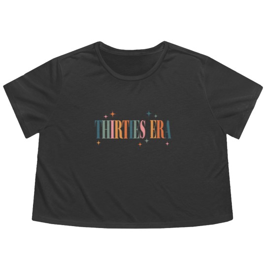 Discover In My Thirties Era  30th Birthday 1994  Flowy Cropped Tees