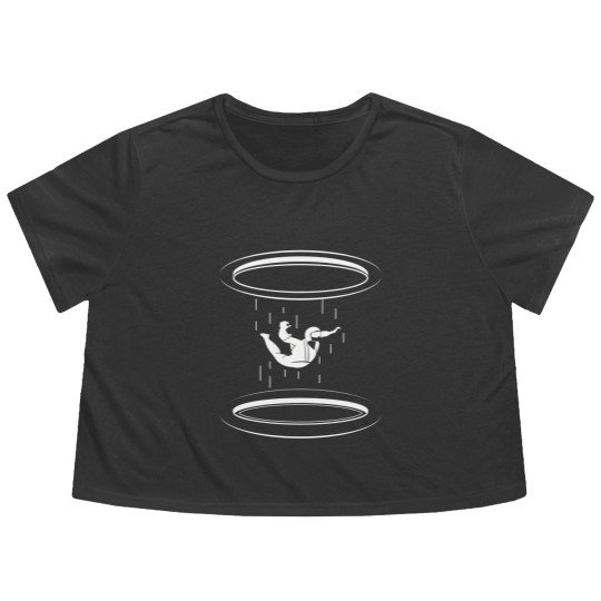 Discover Indoor Skydiving Wind Tunnel Flowy Cropped Tees