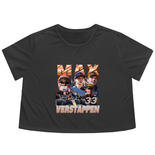 Discover Max Ver stappen Vintage Flowy Cropped Tees, Ver stappen Racing Flowy Cropped Tees