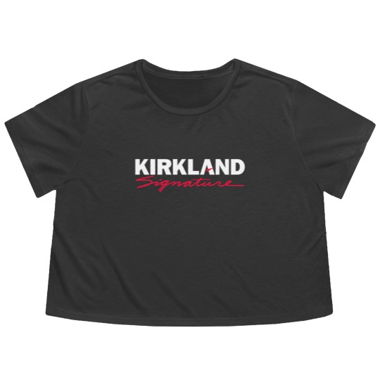 Discover Kirkland Costcos Kirkland Flowy Cropped Tees, Costcos Hot Dog & Soda Combo With Quote Flowy Cropped Tees, Costcos Hot Dog Lover Gift Flowy Cropped Tees Flowy Cropped Tees