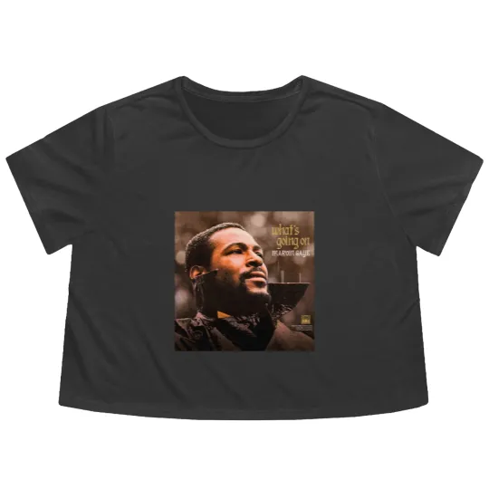 Discover Marvin Gaye - What's Going On Flowy Cropped Tees