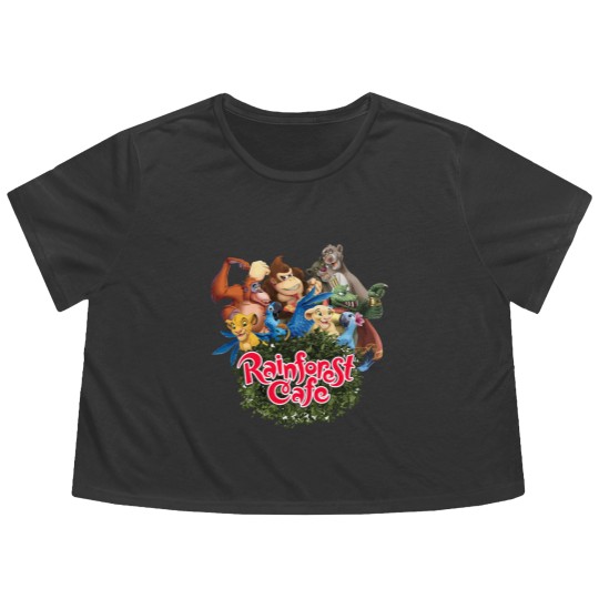Discover Sweet Food in Rainforest Cafe 2 Restaurant Flowy Cropped Tees