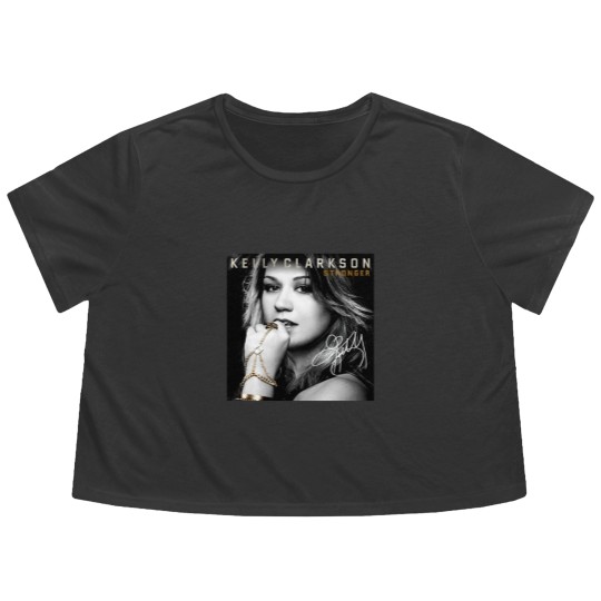 Discover Kelly Clarkson Stronger Signature Flowy Cropped Tees, Kelly Clarkson Flowy Cropped Tees