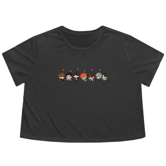 Discover BTS Members Flowy Cropped Tees, BTS Fan Flowy Cropped Tees, Bangtan Boys