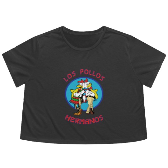 Discover Los Pollos Hermanos Men's Flowy Cropped Tees, Los Pollos H