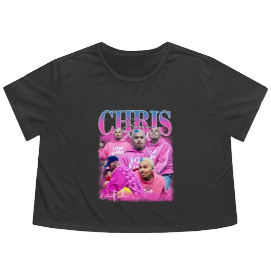 Discover Chris Brown Flowy Cropped Tees, Chris Brown Lover Flowy Cropped Tees, Chris Brown