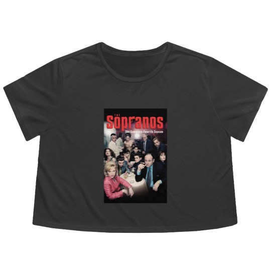 Discover Sopranos Flowy Cropped Tees Sopranos Stickers Sticker Flowy Cropped Tees