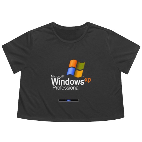 Discover Windows XP Flowy Cropped Tees