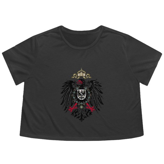 Discover Imperial Eagle of the German Empire Flowy Cropped Tees