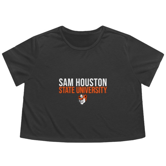 Discover sam houston state bearkats stacked pullover Flowy Cropped Tees