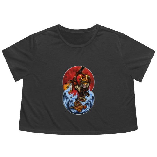Discover Six String Samurai Flowy Cropped Tees