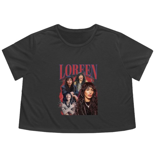 Discover Vintage 90s Loreen Flowy Cropped Tees
