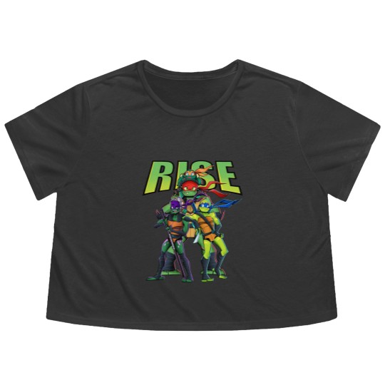 Discover Rise of the Teenage Mutant Ninja Turtles! Flowy Cropped Tees