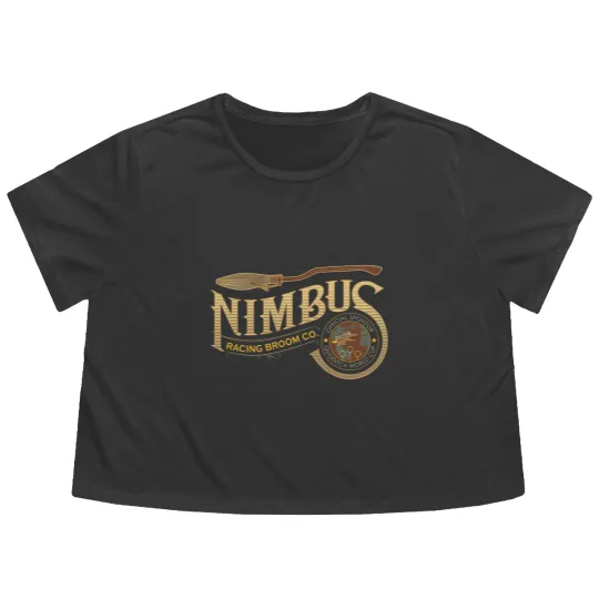 Discover Nimbus Racing Broom Company Unisex Flowy Cropped Tees Flowy Cropped Tees