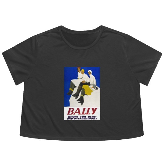 Discover Bally Shoes, Poster Flowy Cropped Tees