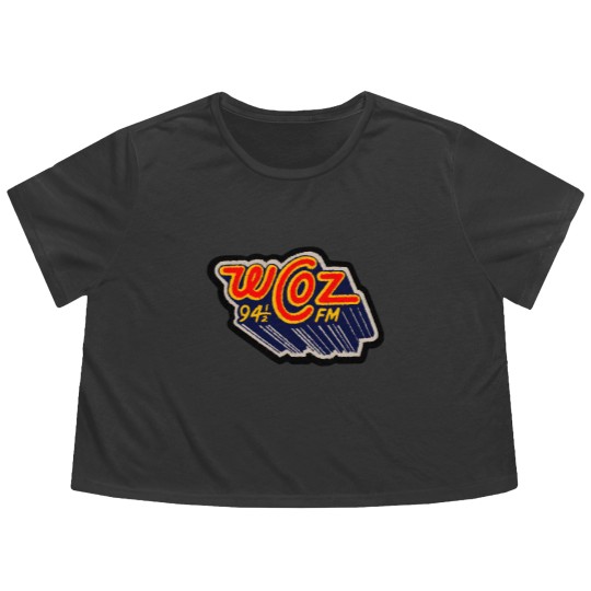 Discover Defunct WCOZ Radio Flowy Cropped Tees