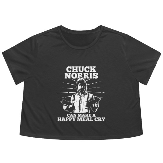 Discover Chuck Norris Flowy Cropped Tees