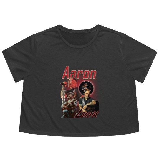 Discover Vintage Aaron Lewis 90s Flowy Cropped Tees, Aaron Lewis Bootleg Flowy Cropped Tees