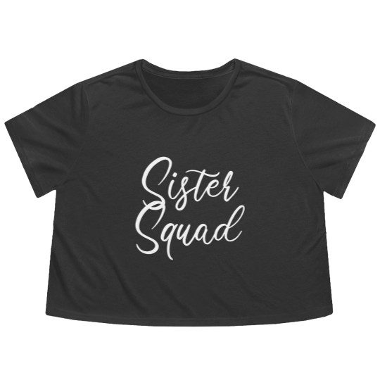 Discover Sister Squad Flowy Cropped Tees. Sister Flowy Cropped Tees