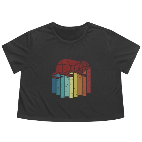 Discover Myocastor Rodent Nutria Coypu Flowy Cropped Tees