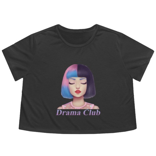 Discover Music Flowy Cropped Tees, Music Lover Flowy Cropped Tees, Melanie Martinez
