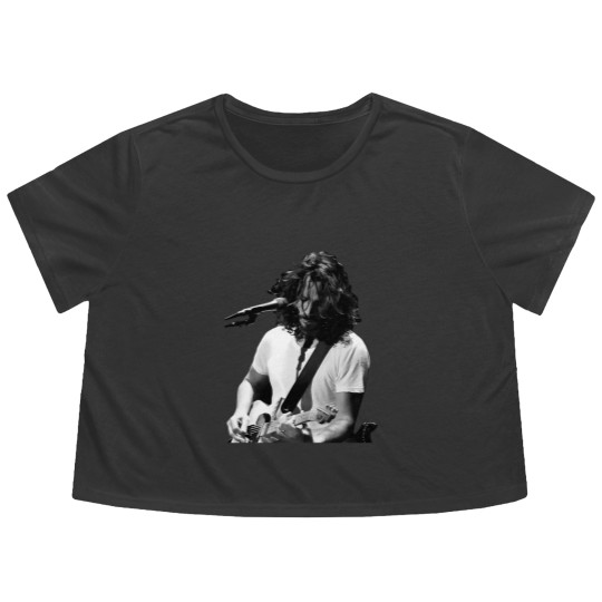 Discover Chris Cornell  Rock music  Gift Flowy Cropped Tees