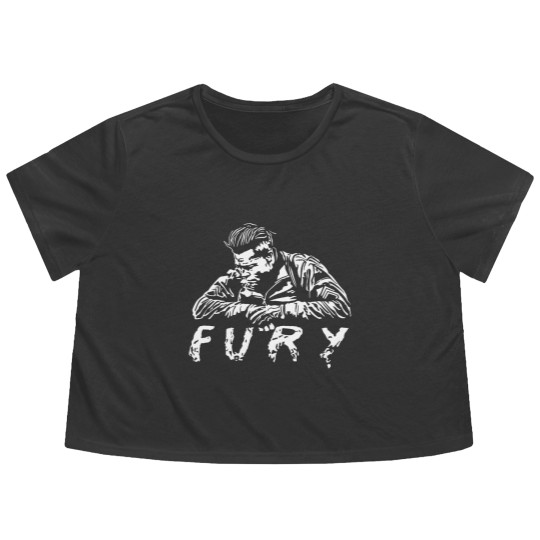 Discover Fury  movie white Flowy Cropped Tees
