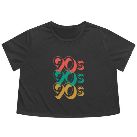 Discover 90s - 90s - Flowy Cropped Tees