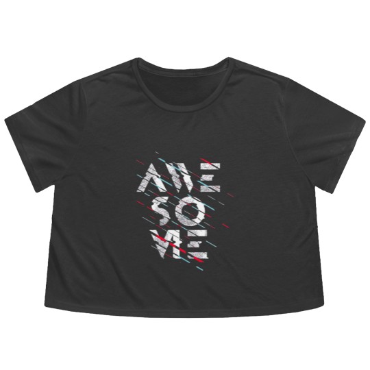 Discover Awesome Abstract - Awesome Abstract - Flowy Cropped Tees